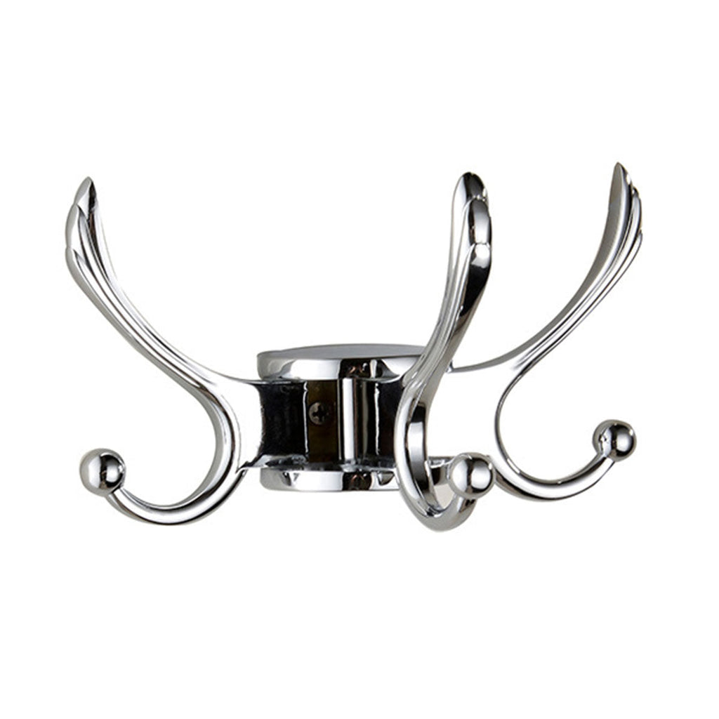 Folding Swivel Wall Hook Two Finishes Set | StorageOZ