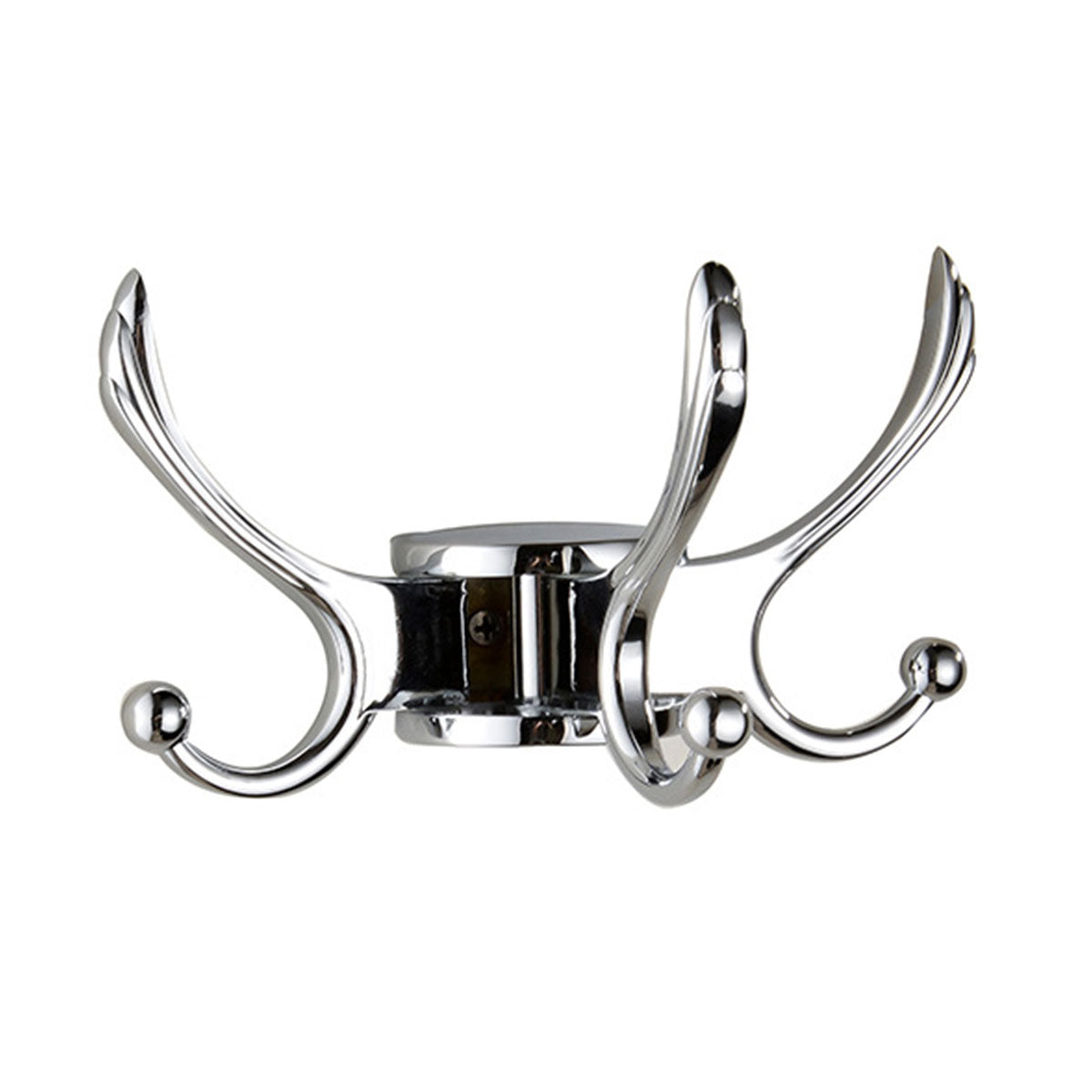Folding Swivel Wall Hook Two Finishes Set | StorageOZ