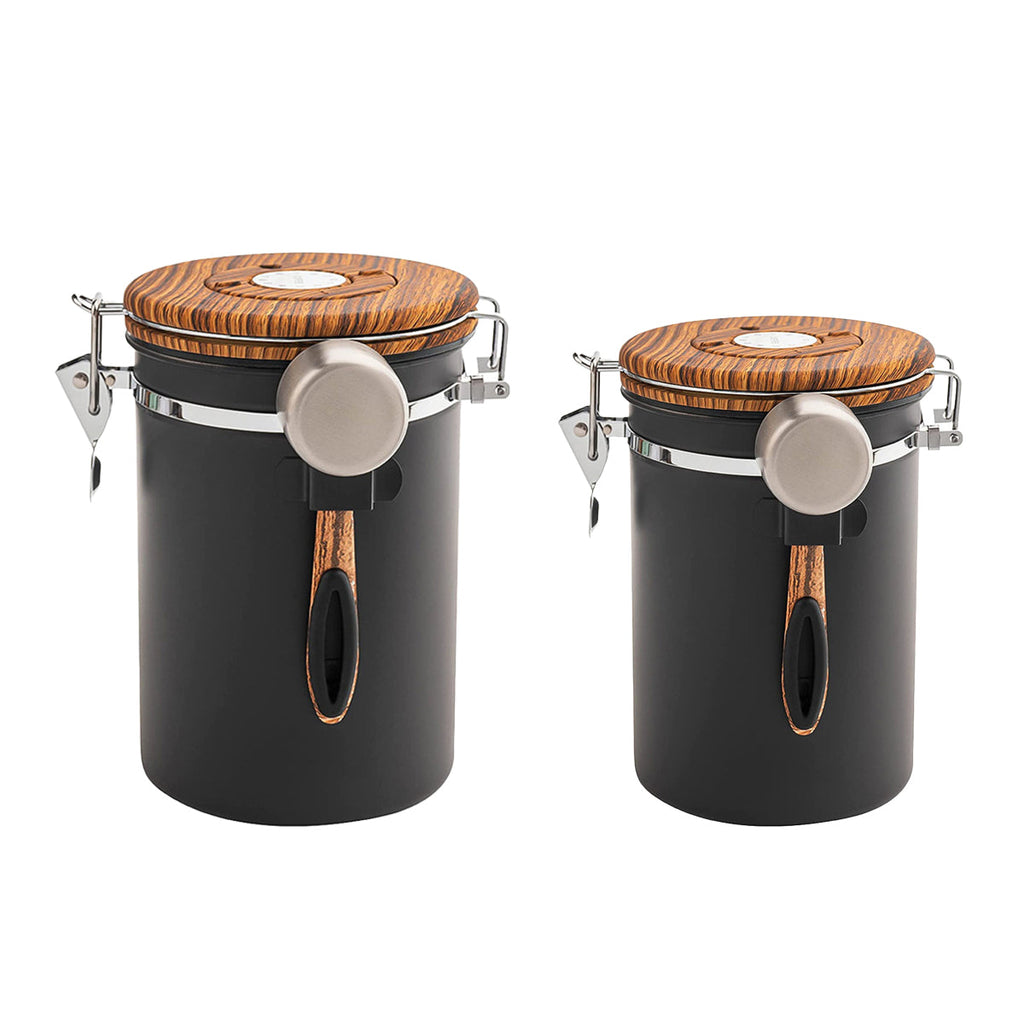 Coffee Canisters Two Sizes Kitchen Organiser | StorageOZ