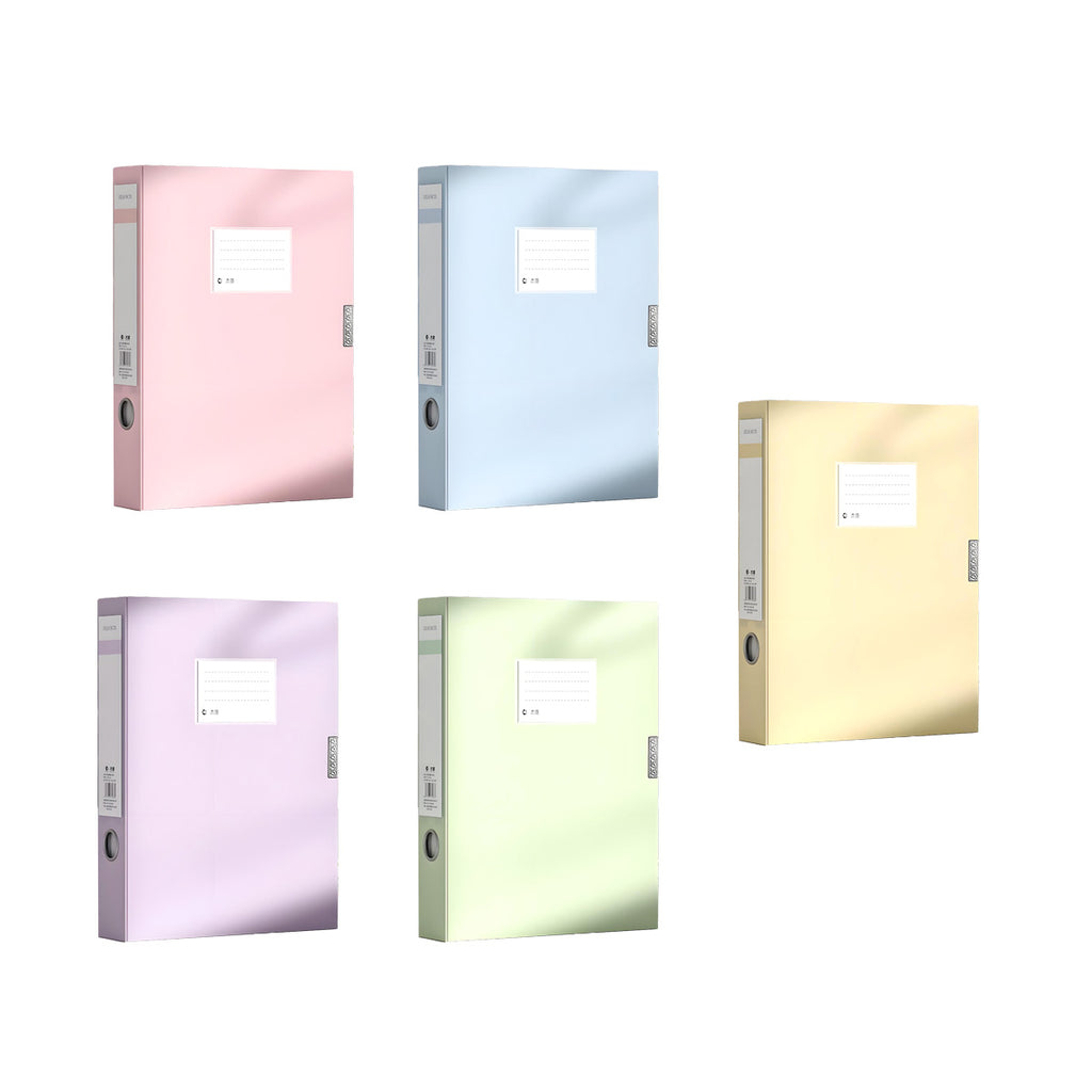 5 Colour File Boxes Two Spine Widths Set | StorageOZ