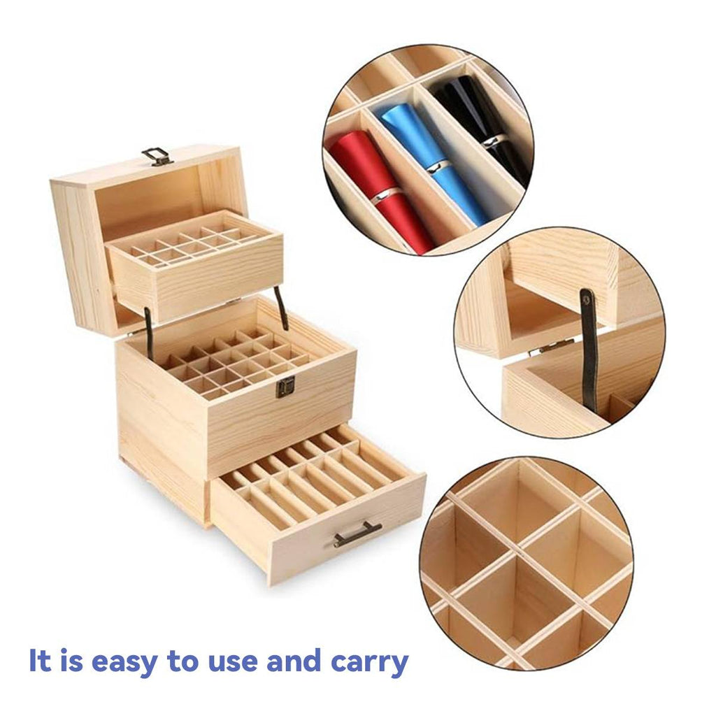 3 Tier Wooden Essential Oil Storage Box Set | StorageOZ