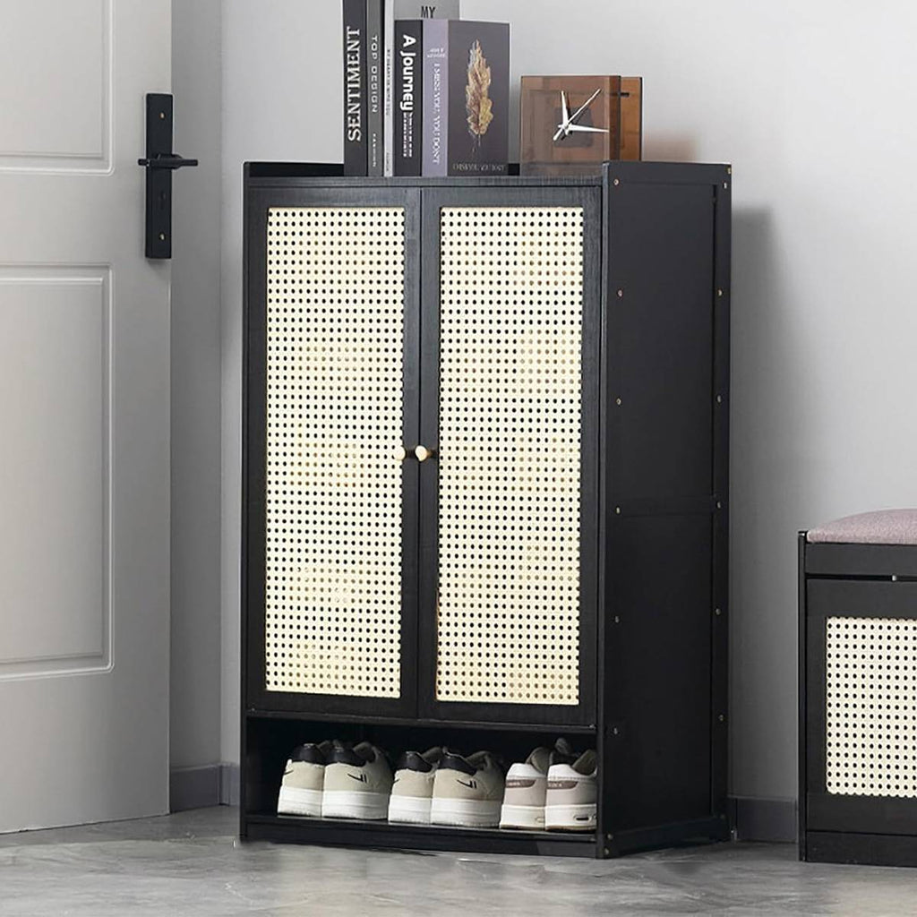 Black Entry Shoe Storage Cabinet Organiser | StorageOZ