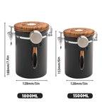 Coffee Canisters Two Sizes Kitchen Organiser | StorageOZ
