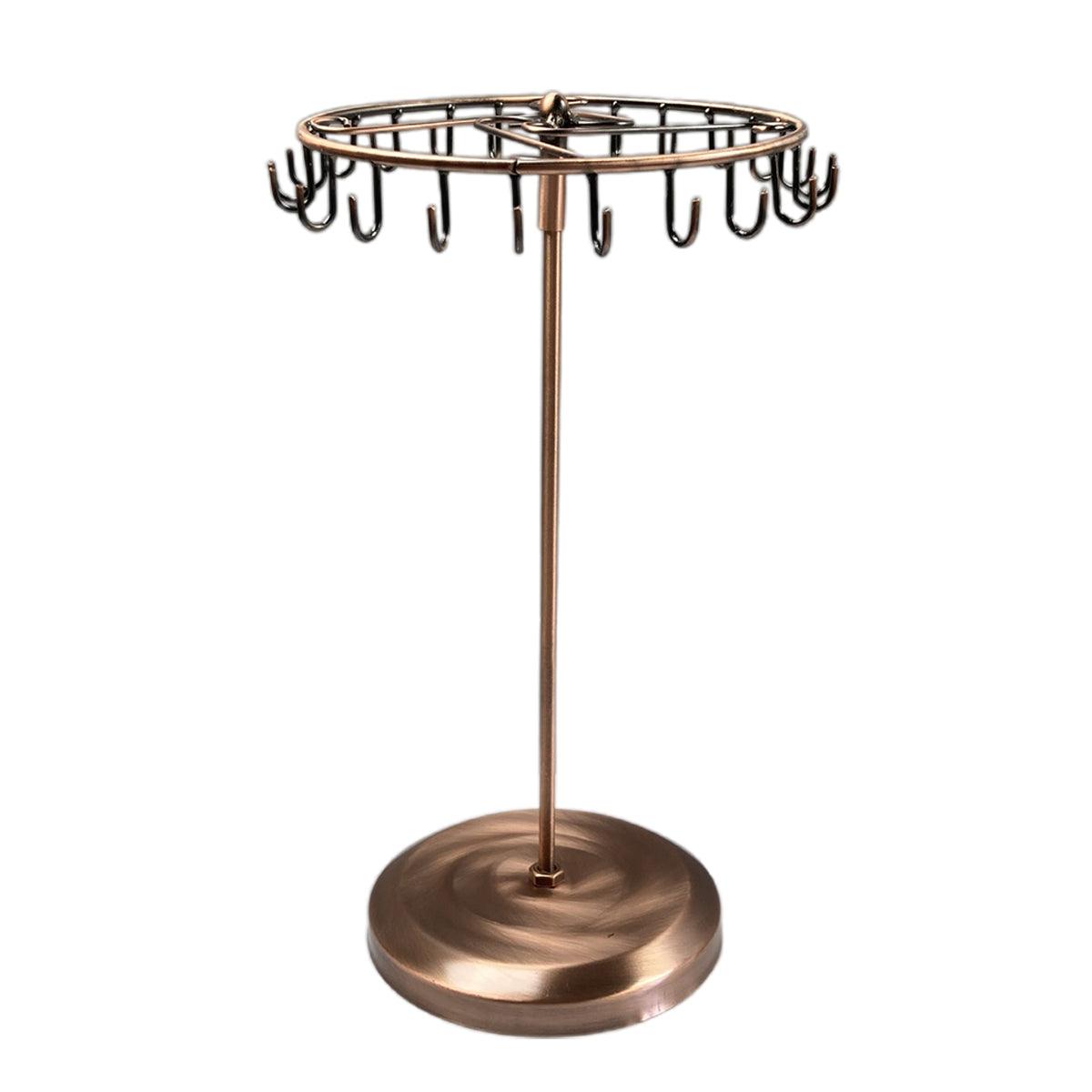 Rotating Iron Jewellery Stand Two Colours | StorageOZ