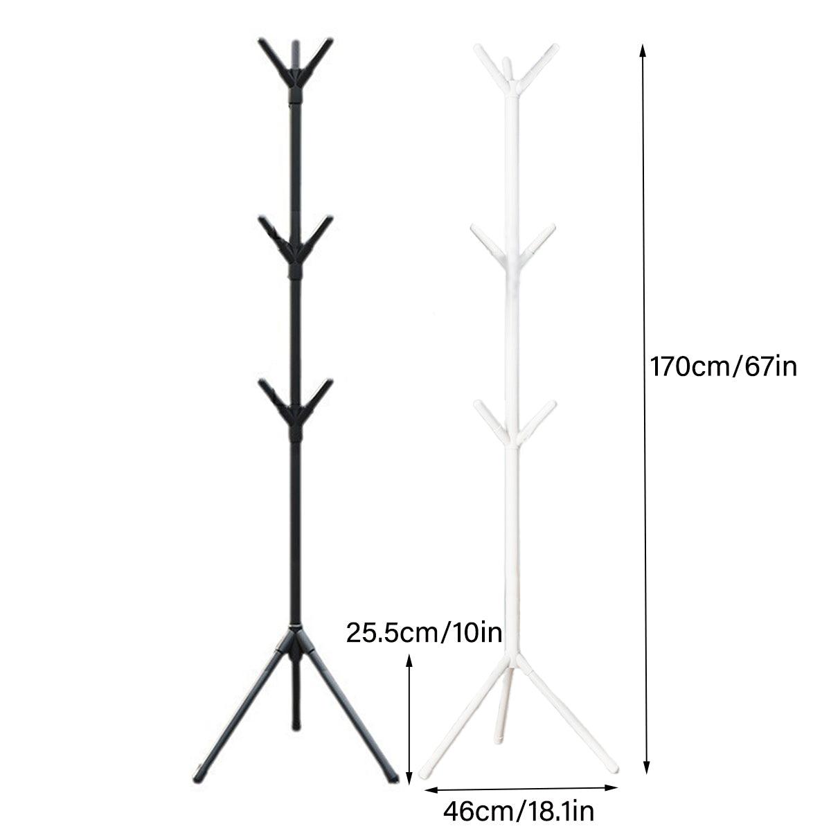 67 Inch Iron Tree Coat Rack Two Colours Set | StorageOZ
