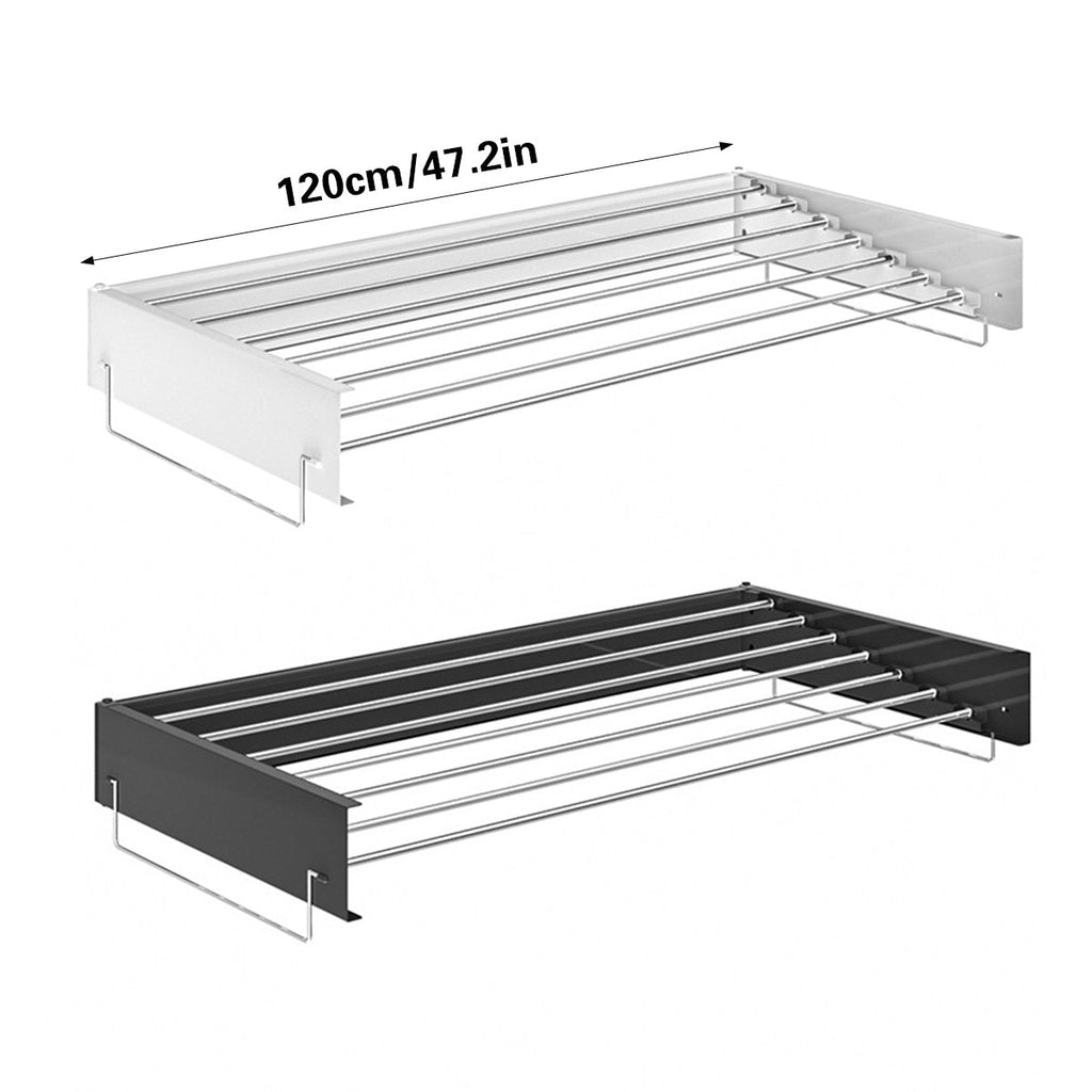 120cm Foldable Wall Drying Rack Two Colours | StorageOZ
