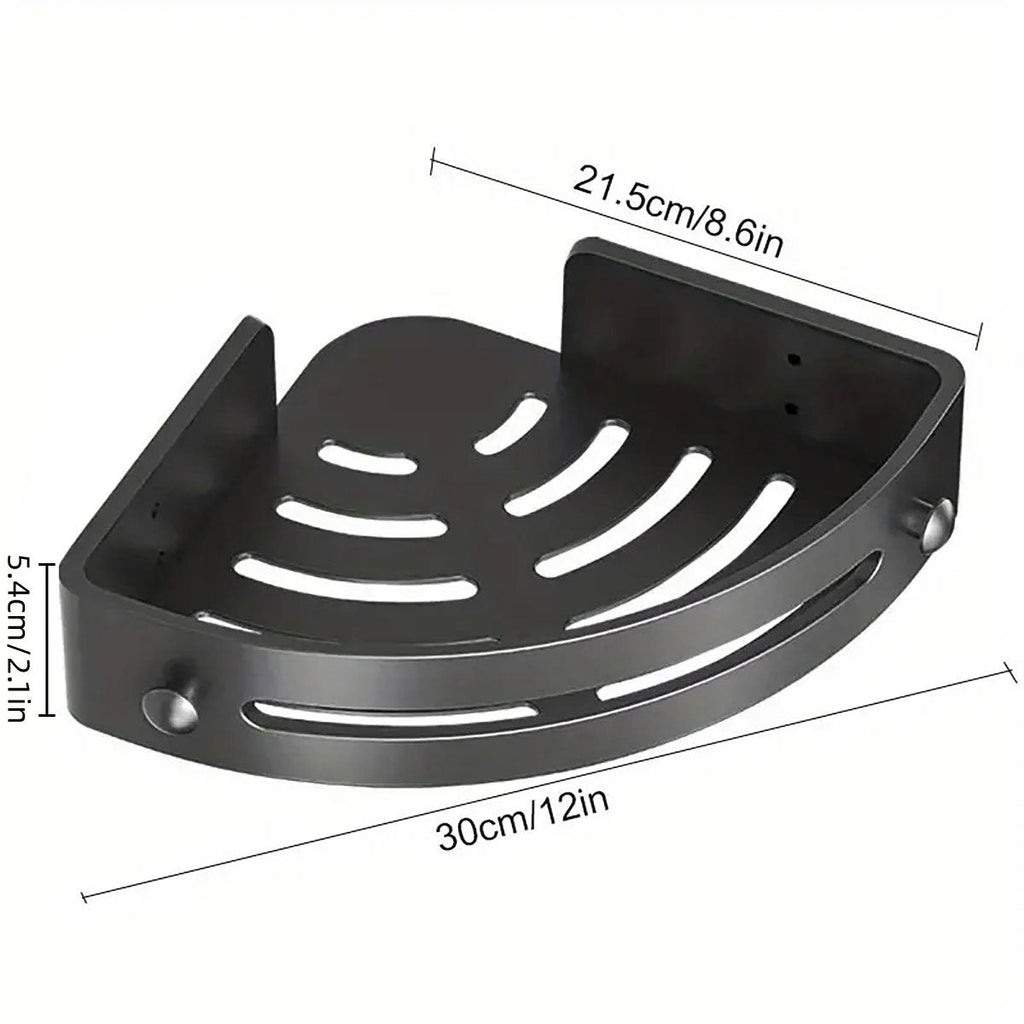 3 Tier Triangle Bathroom Rack Two Colours | StorageOZ