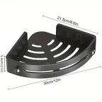 3 Tier Triangle Bathroom Rack Two Colours | StorageOZ