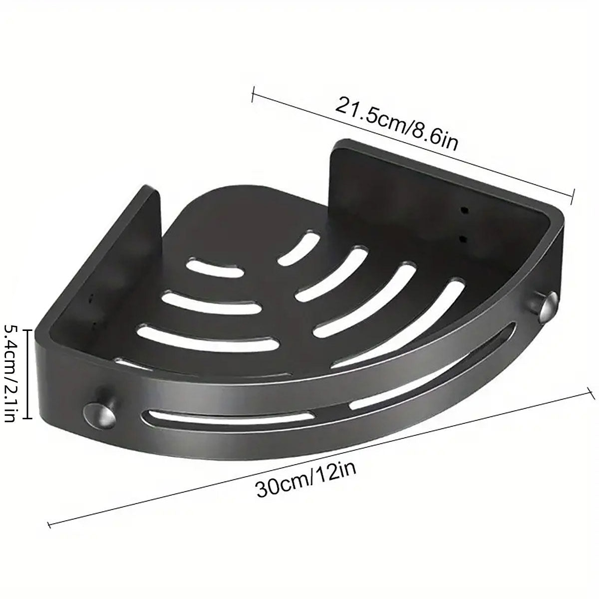 3 Tier Triangle Bathroom Rack Two Colours | StorageOZ
