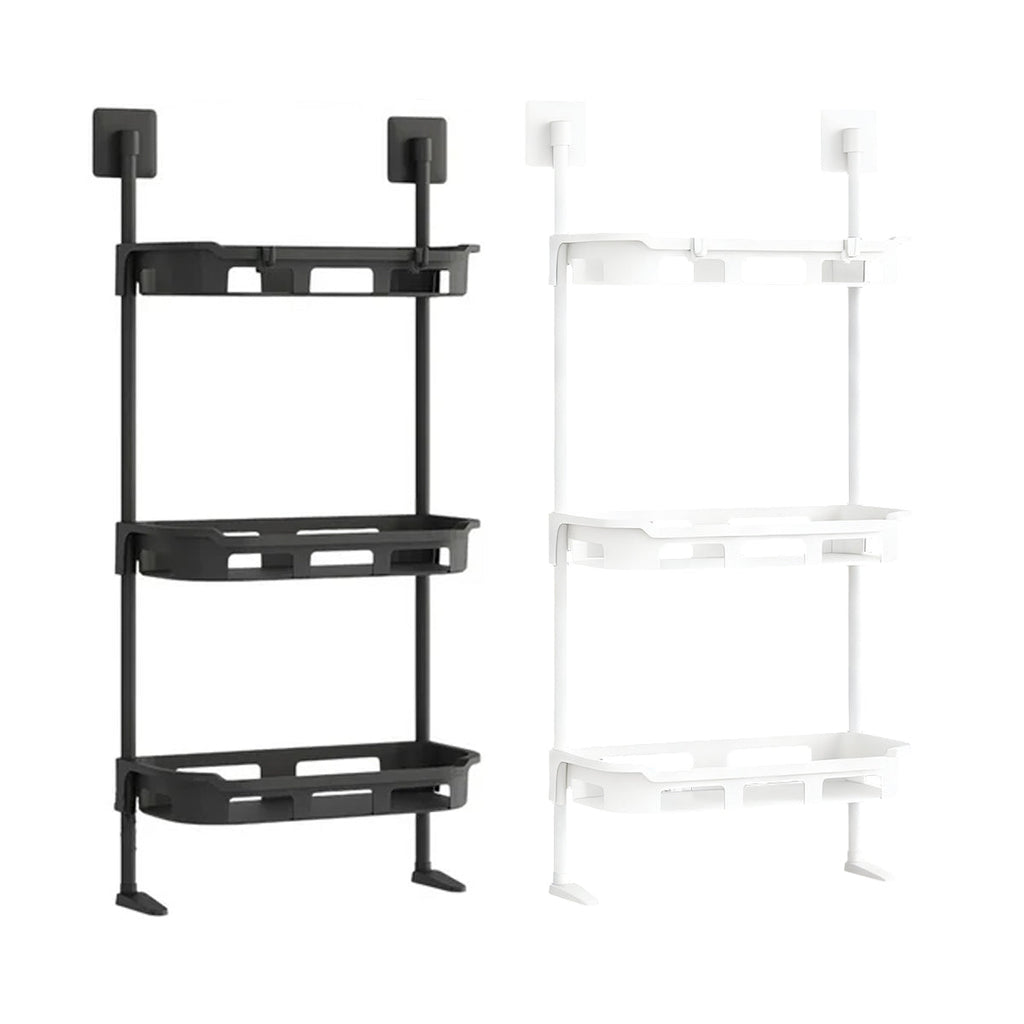 3 Tier Bathroom Wall Rack Two Colours Set | StorageOZ