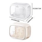 Capsule Display Storage Box Two Whites Set | StorageOZ