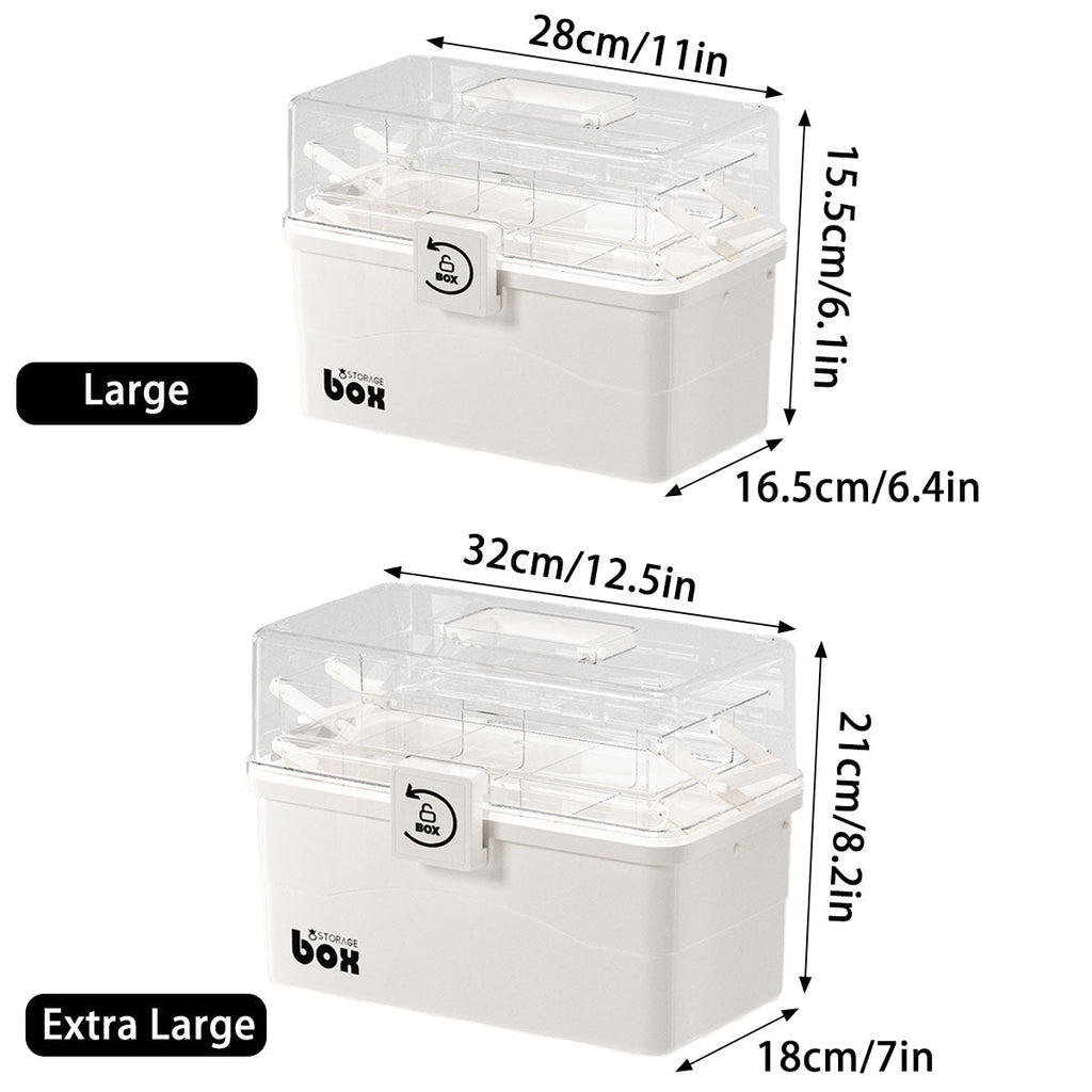 Medicine Boxes Two Sizes Home Organiser Set | StorageOZ