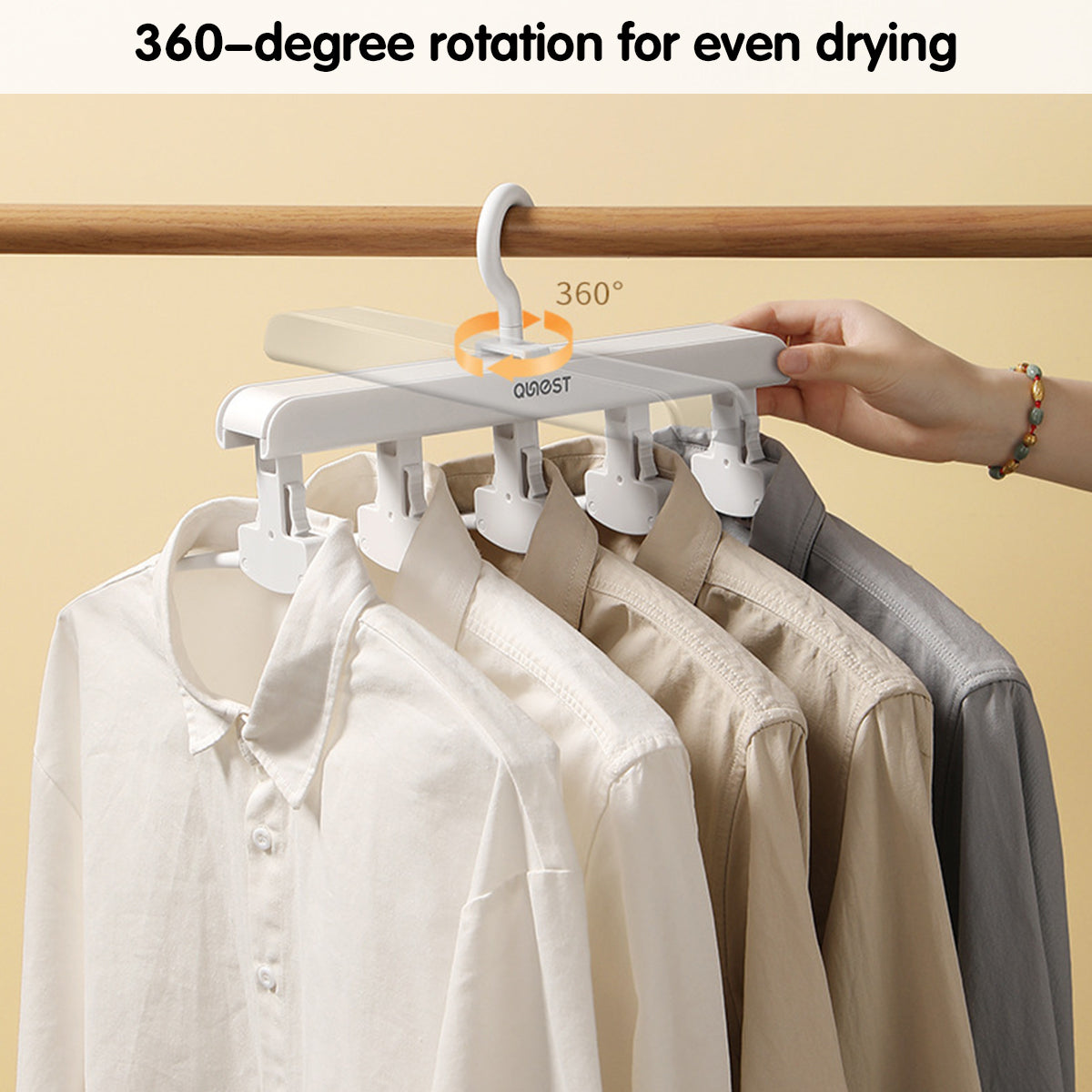 Folding Clothes Hanger in Three Colours Set | StorageOZ