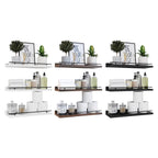 3 Pcs Wooden Wall Shelves Three Colours Set | StorageOZ