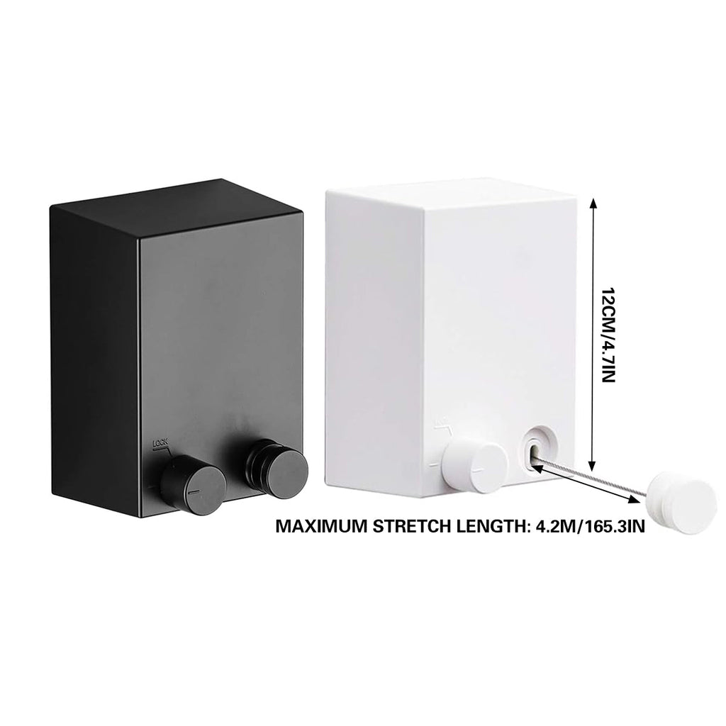 Retractable 4.2m Clothesline Two Colours | StorageOZ
