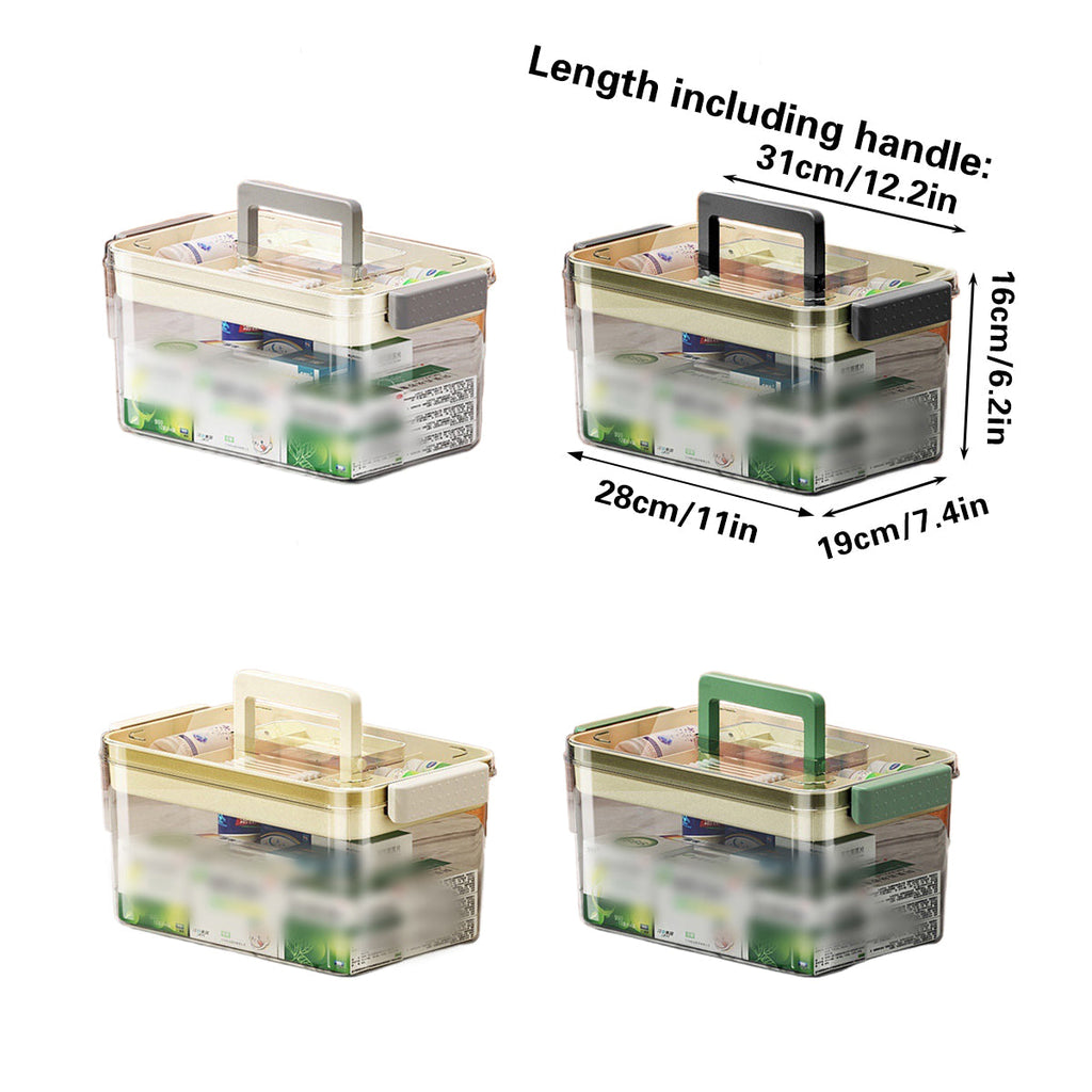 27cm First Aid Organiser Four Colours Set | StorageOZ