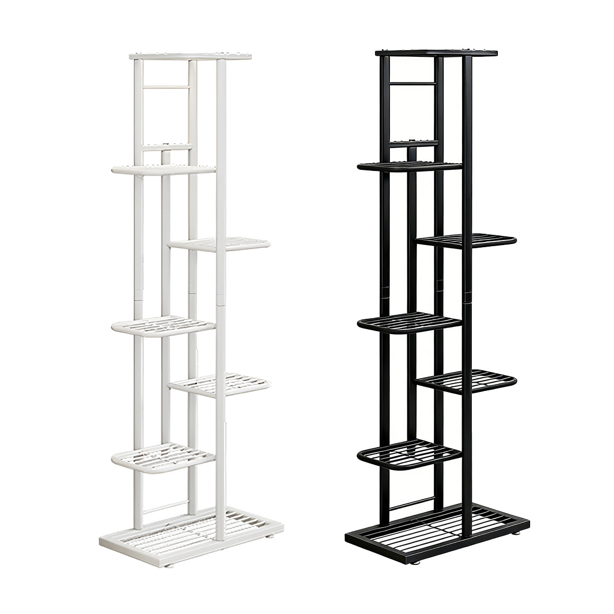 7 Tier Metal Plant Stand Two Colours Set | StorageOZ