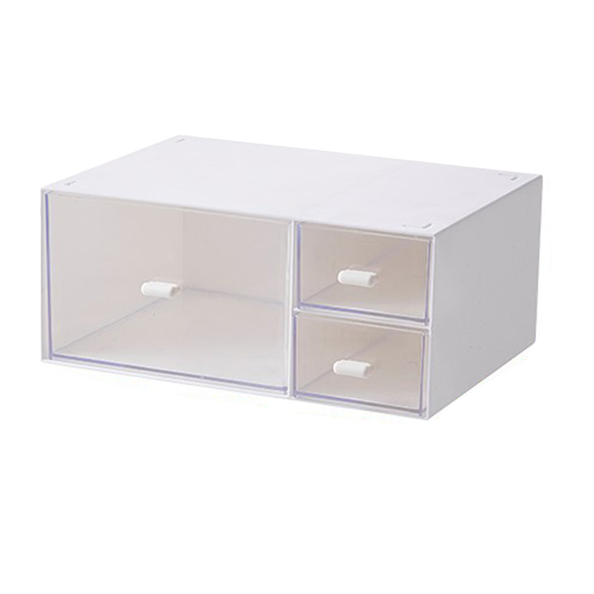 Clear Desktop Drawer Box One or Three Set | StorageOZ