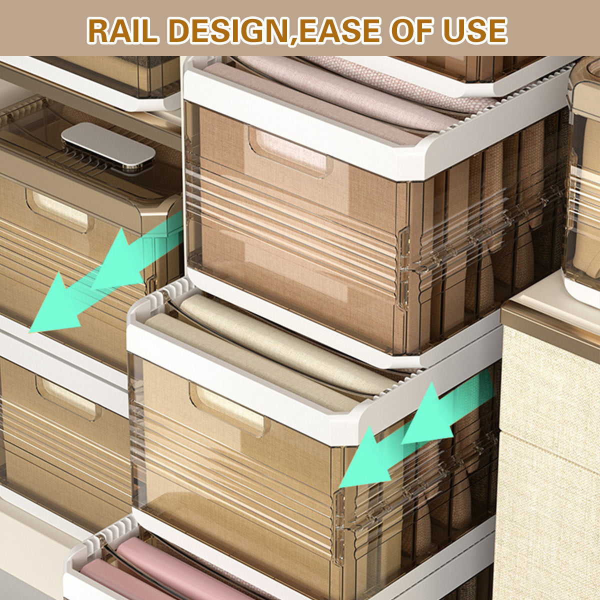 Layered Clothes Storage Box 7 or 9 Grids | StorageOZ