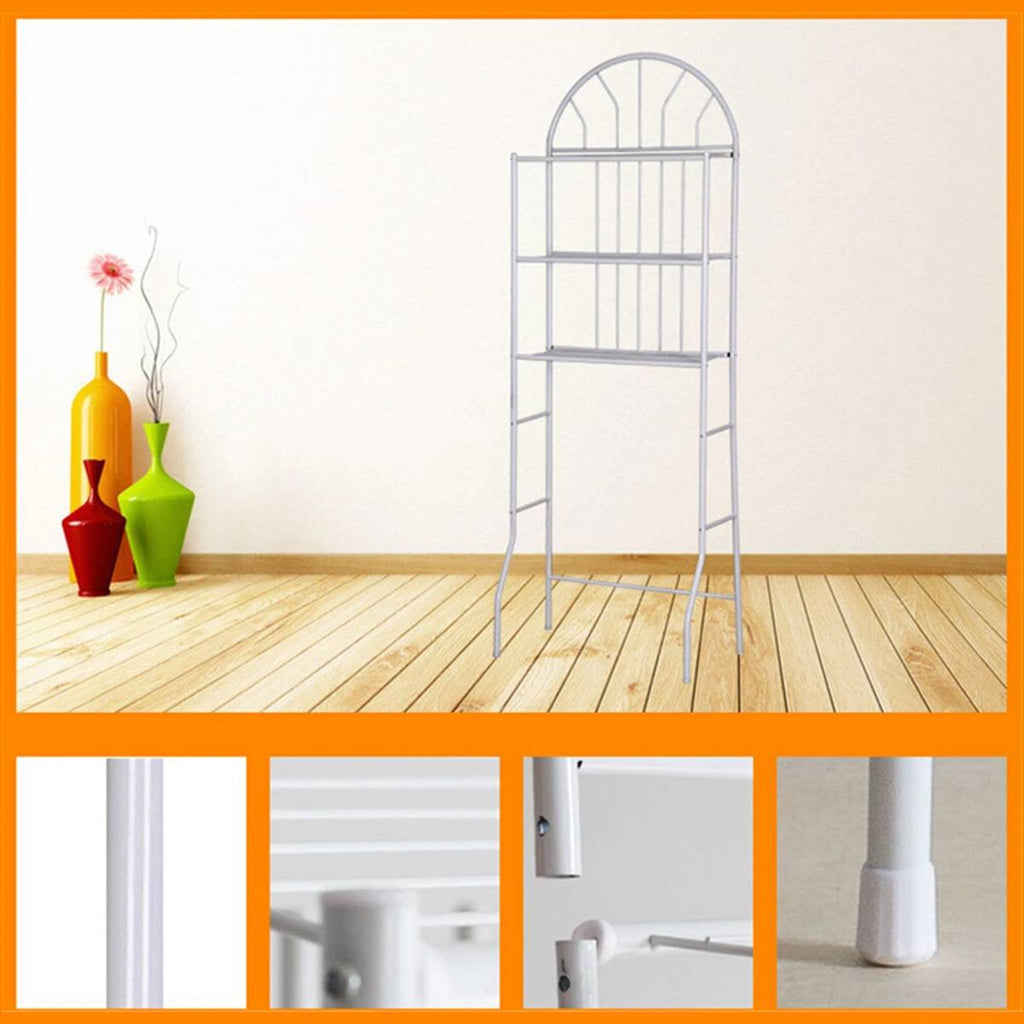 3 Tier Over Toilet Floor Storage Shelf Set | StorageOZ