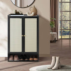 Black Entry Shoe Storage Cabinet Organiser | StorageOZ