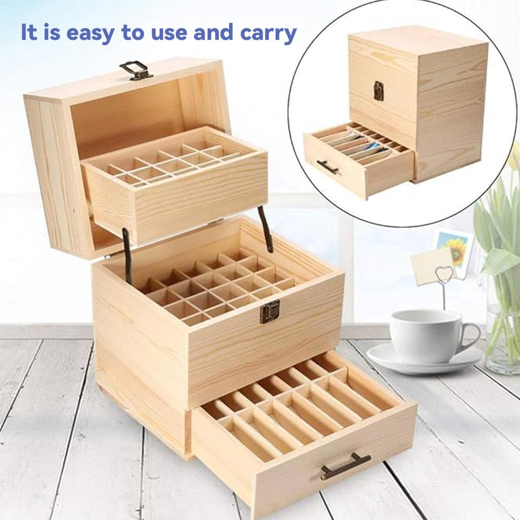 3 Tier Wooden Essential Oil Storage Box Set | StorageOZ