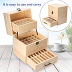 3 Tier Wooden Essential Oil Storage Box Set | StorageOZ
