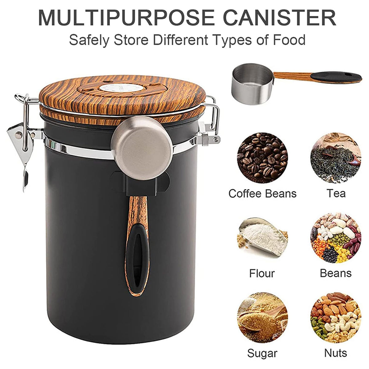 Coffee Canisters Two Sizes Kitchen Organiser | StorageOZ