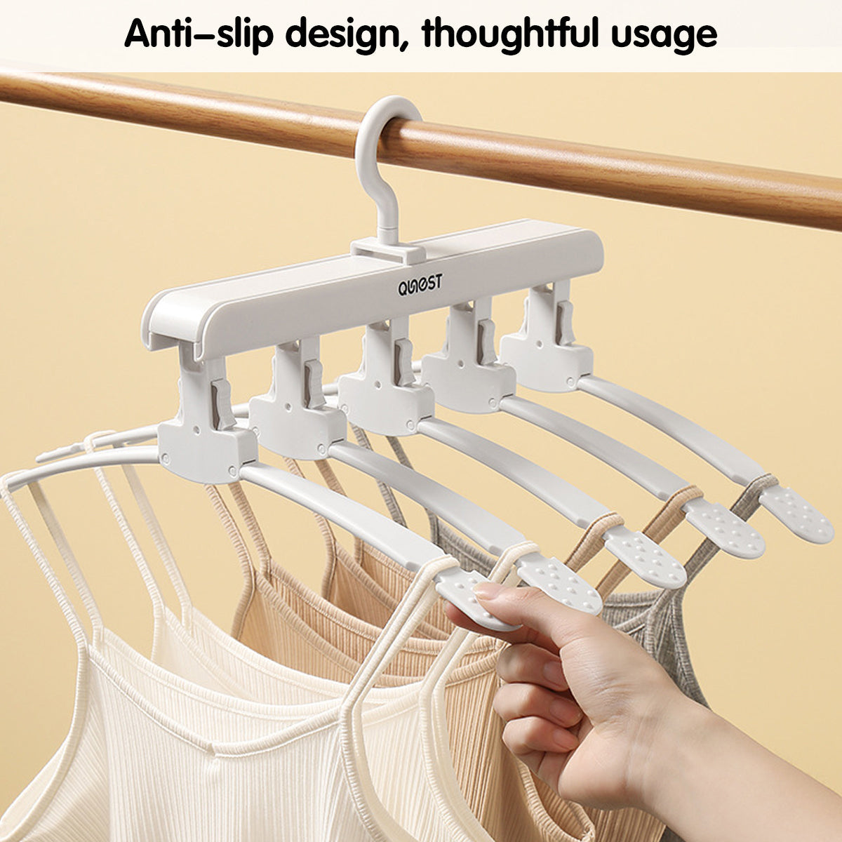 Folding Clothes Hanger in Three Colours Set | StorageOZ