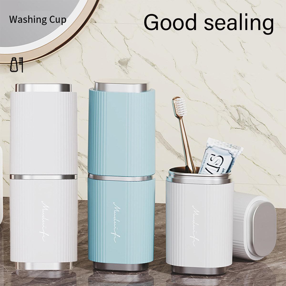 2 Pcs Travel Toiletry Cups Two Colours Set | StorageOZ