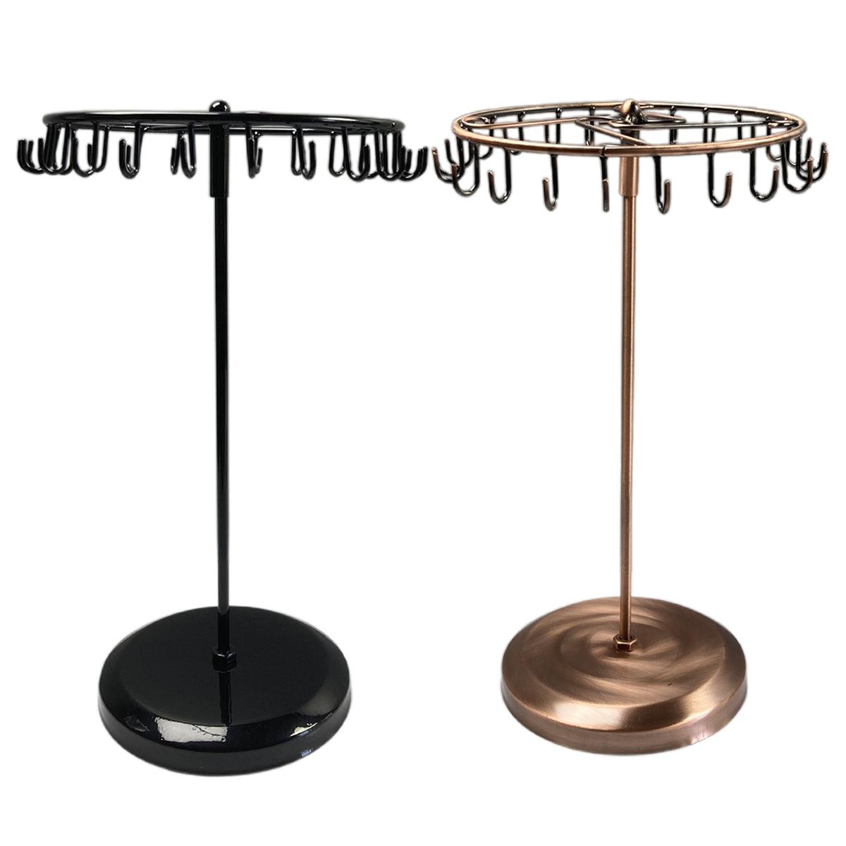 Rotating Iron Jewellery Stand Two Colours | StorageOZ