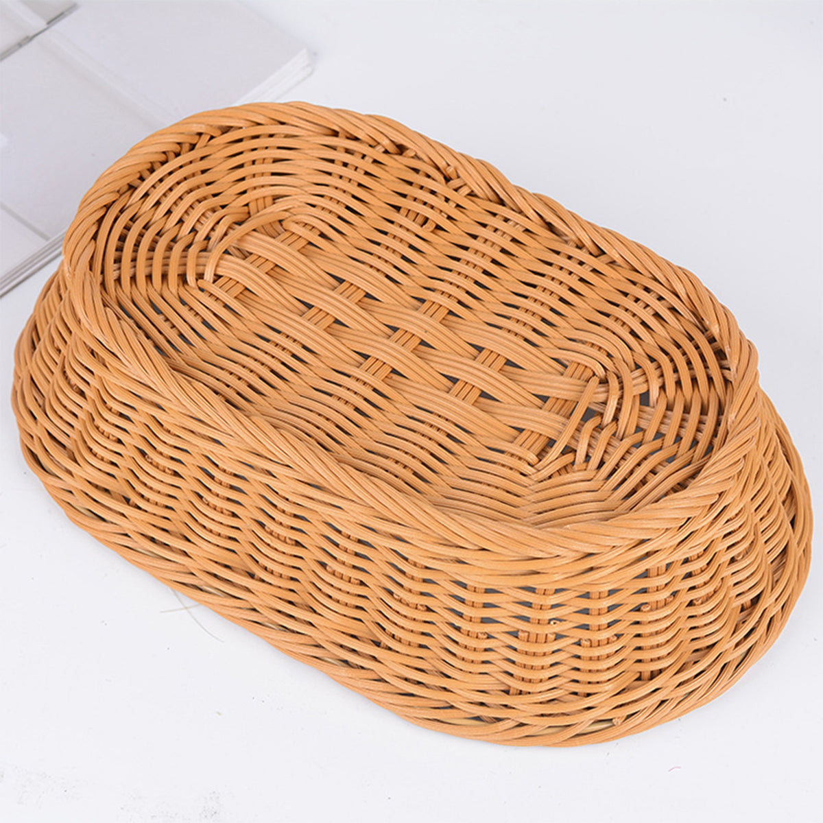 Rattan Style Fruit Basket in Two Sizes Set | StorageOZ