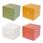 2 Pcs Stackable Mini Drawers Four Colours | StorageOZ