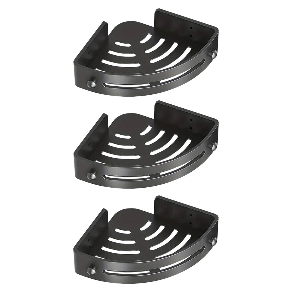 3 Tier Triangle Bathroom Rack Two Colours | StorageOZ