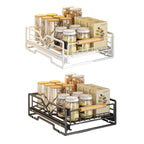 Pull Out Kitchen Cabinet Rack Two Colours | StorageOZ
