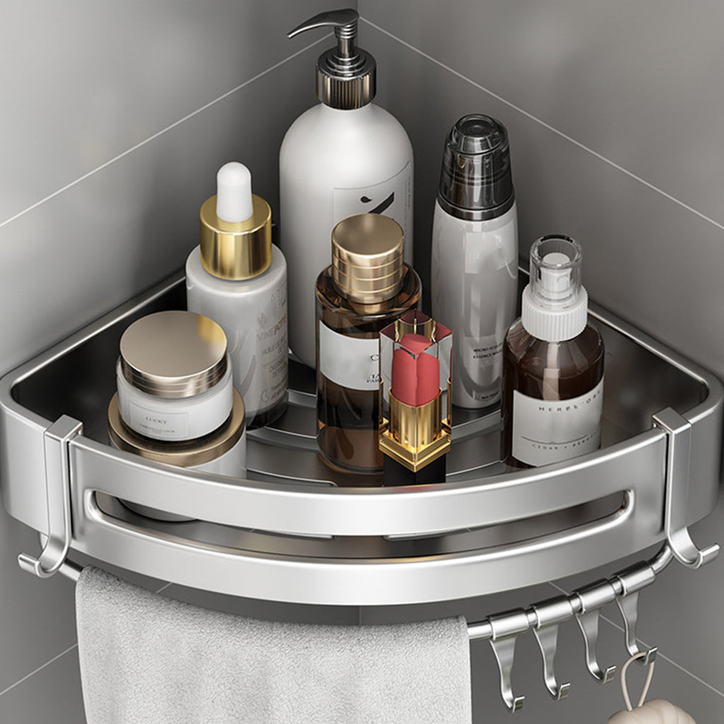 Stainless Corner Shower Shelf Two Variants | StorageOZ