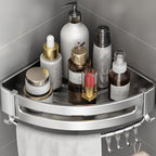 Stainless Corner Shower Shelf Two Variants | StorageOZ