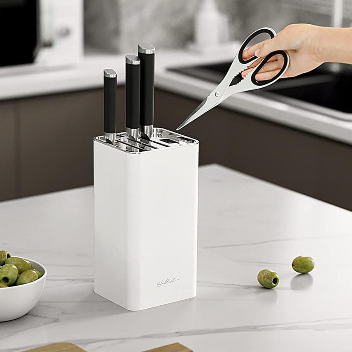 Kitchen Knife Scissors Storage Rack Two Colours | StorageOZ