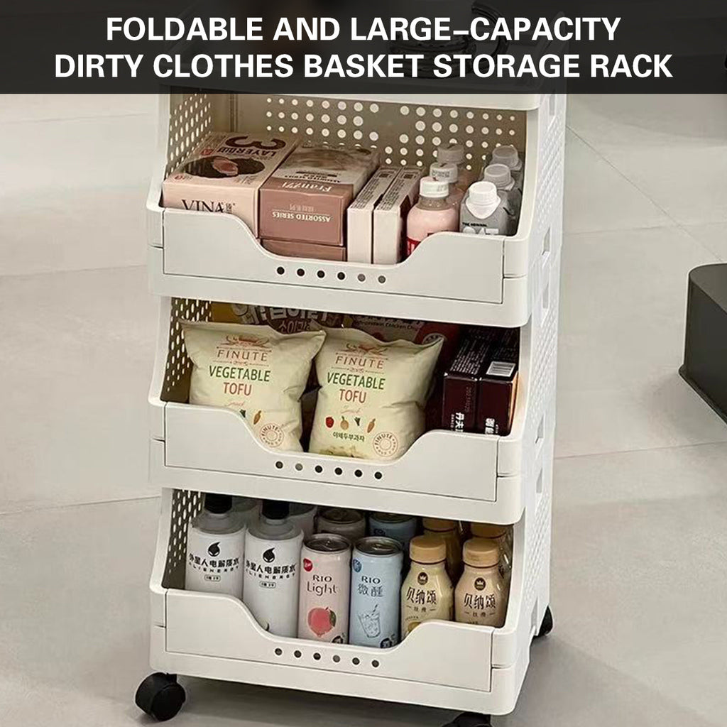 3 Tier Storage Carts Two Colours Organiser | StorageOZ