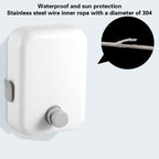 Retractable Wall Clothesline 4.3m Two Colours | StorageOZ