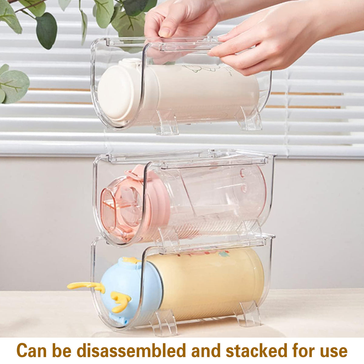 Clear Cup Storage Racks Two Layouts Rack | StorageOZ