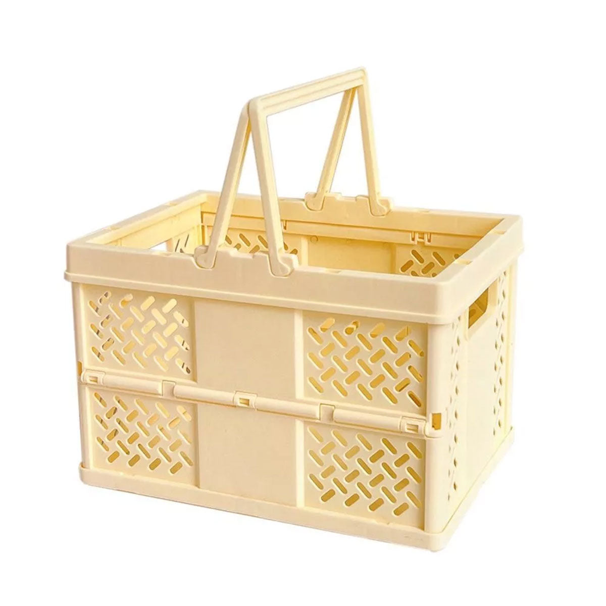 Foldable Plastic Storage Basket Four Colours | StorageOZ