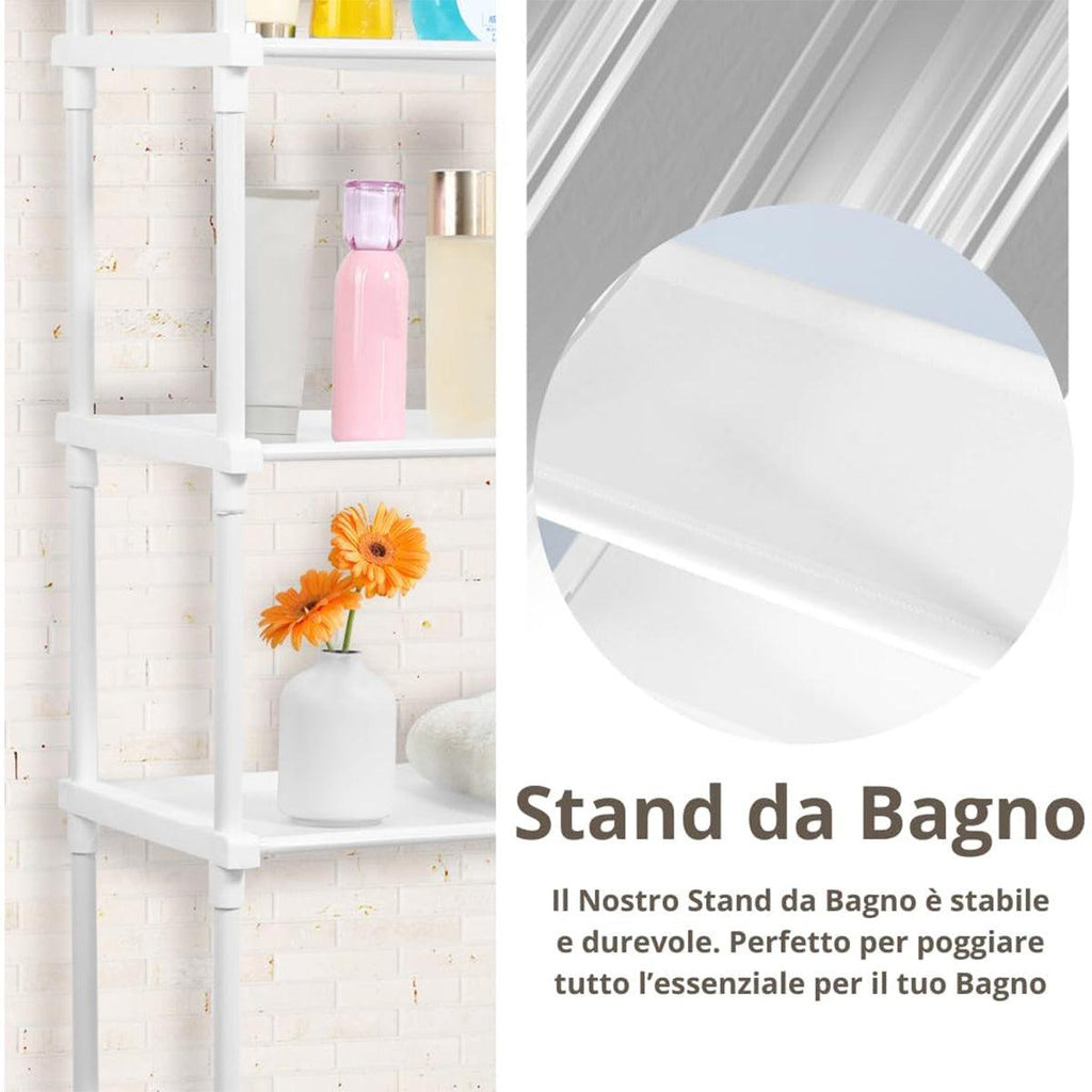 Over Toilet Storage Rack 59 Inch Two Colours | StorageOZ