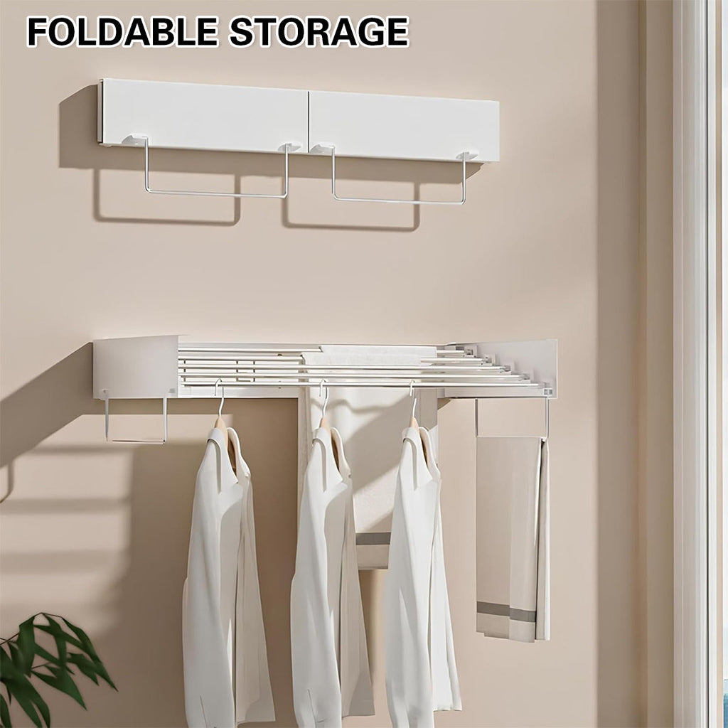 100cm Foldable Wall Drying Rack Two Colours | StorageOZ