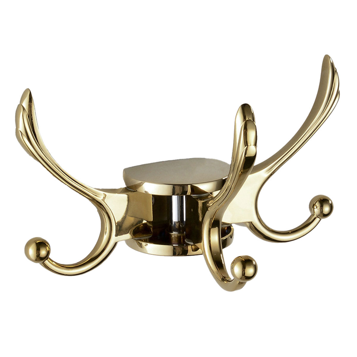 Folding Swivel Wall Hook Two Finishes Set | StorageOZ