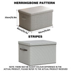 XL Foldable Clothes Box Two Patterns Set | StorageOZ