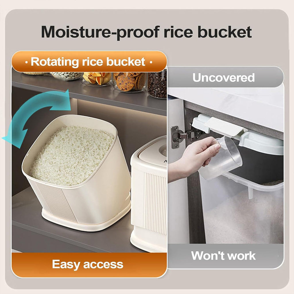 Rice Dispensers Two Colours Kitchen Organiser | StorageOZ