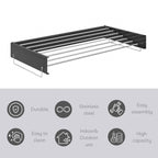 120cm Foldable Wall Drying Rack Two Colours | StorageOZ