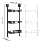 3 Tier Bathroom Wall Rack Two Colours Set | StorageOZ