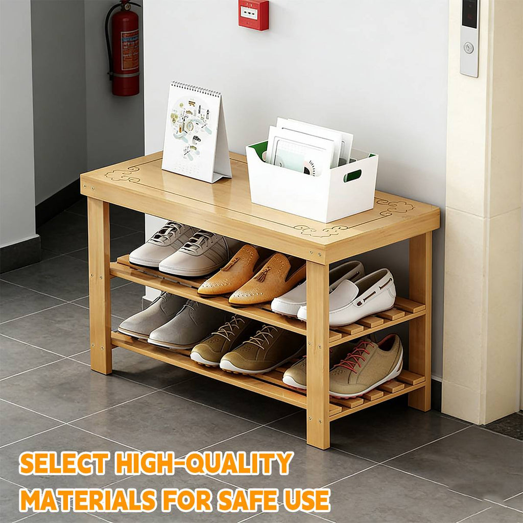 69cm Shoe Stool Entry Storage Organiser Set | StorageOZ